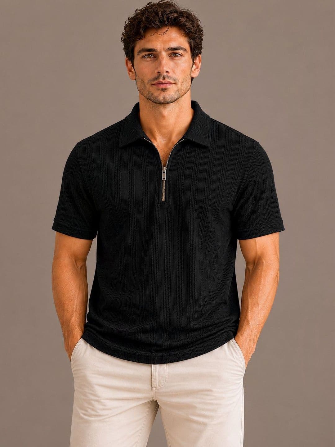 SZN Men Polo Collar T-shirt - view 1