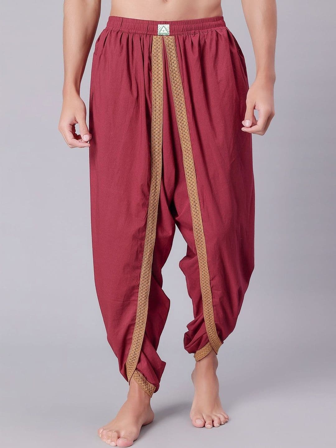 Satav Men Cotton Dhoti Dhotis - view 1