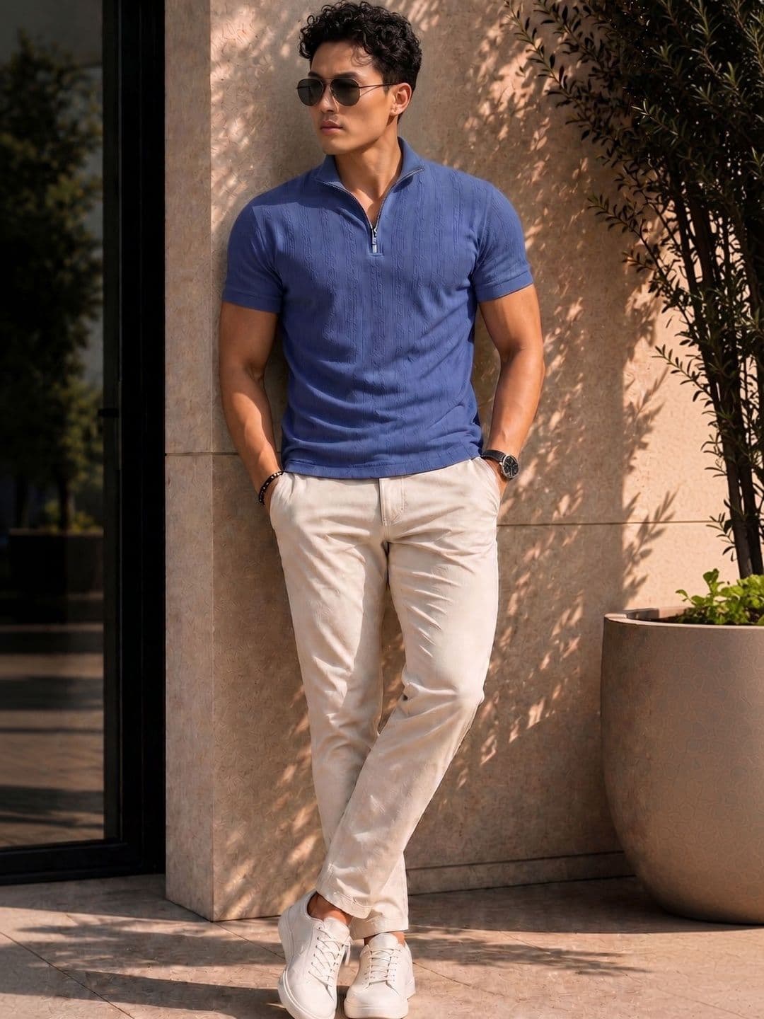 SZN Men Polo Collar T-shirt - view 1