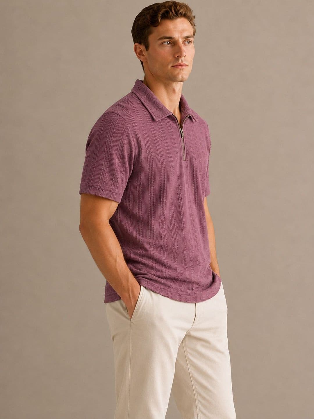 SZN Men Polo Collar T-shirt - view 1