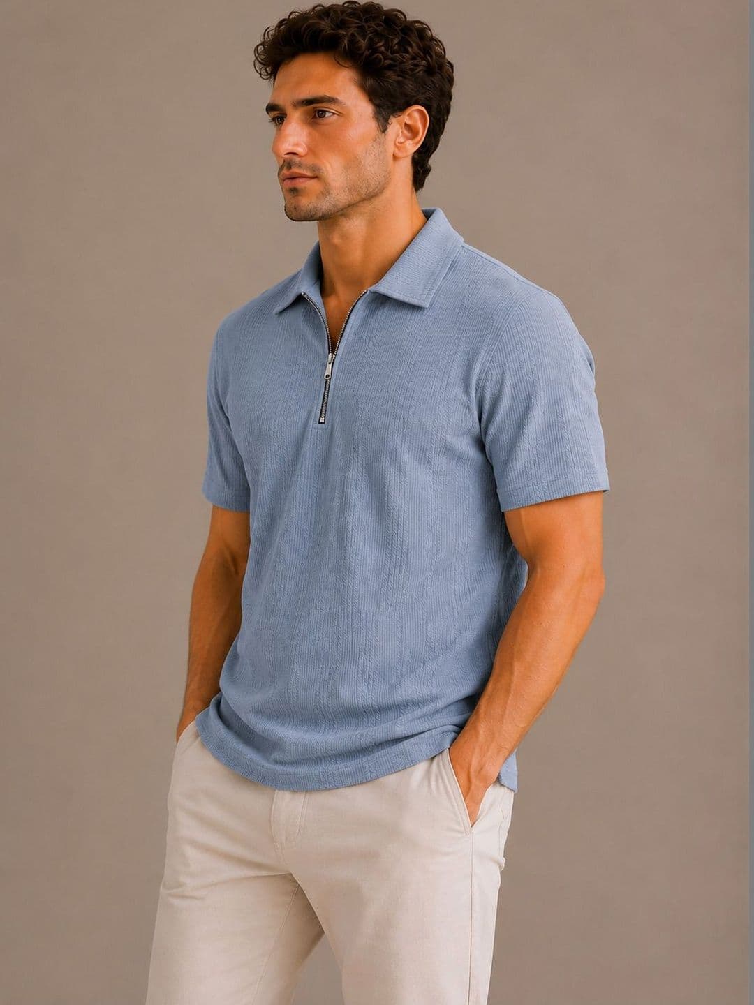 SZN Men Polo Collar T-shirt - view 1