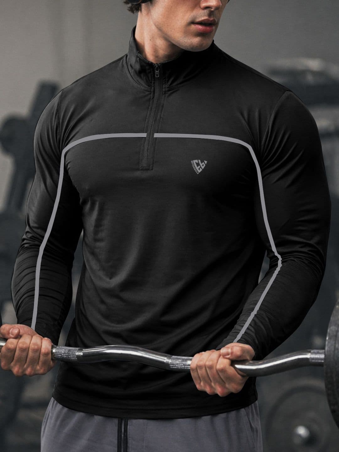 Eyebogler Men Brand Logo High Neck T-shirt - view 1