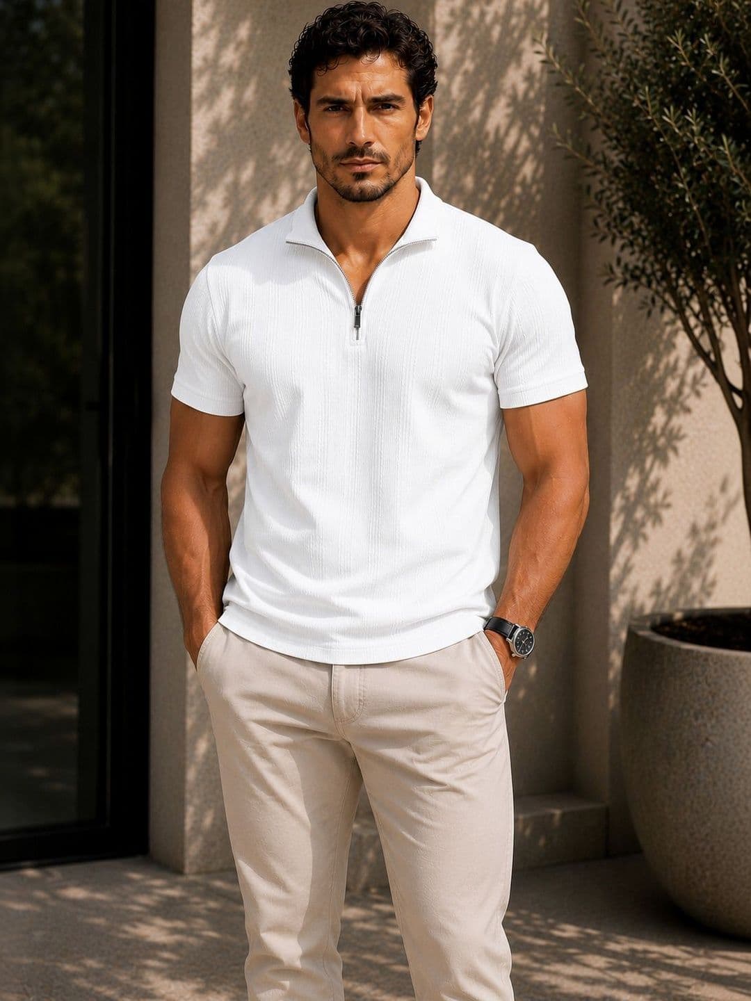 SZN Men Polo Collar T-shirt - view 1