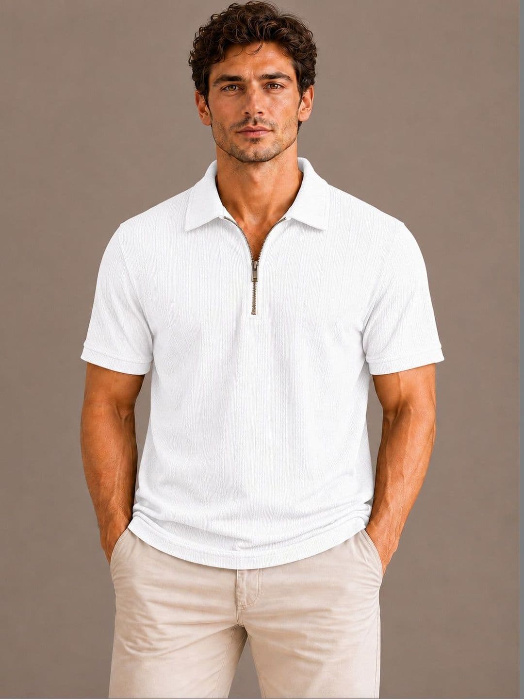 SZN Men Polo Collar T-shirt - view 1
