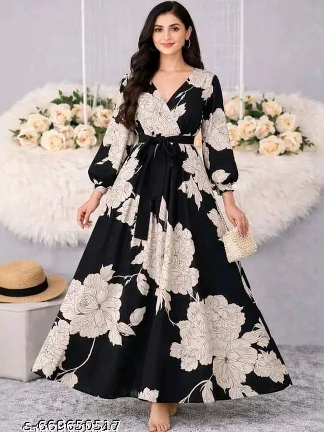 THE S WAY Floral Print Maxi Dress - view 1