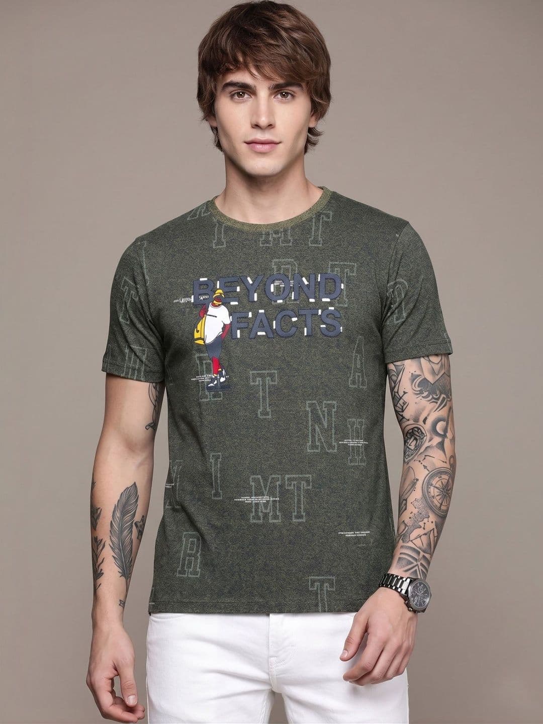 SANDPIPER Men Typography Printed T-shirt - view 1