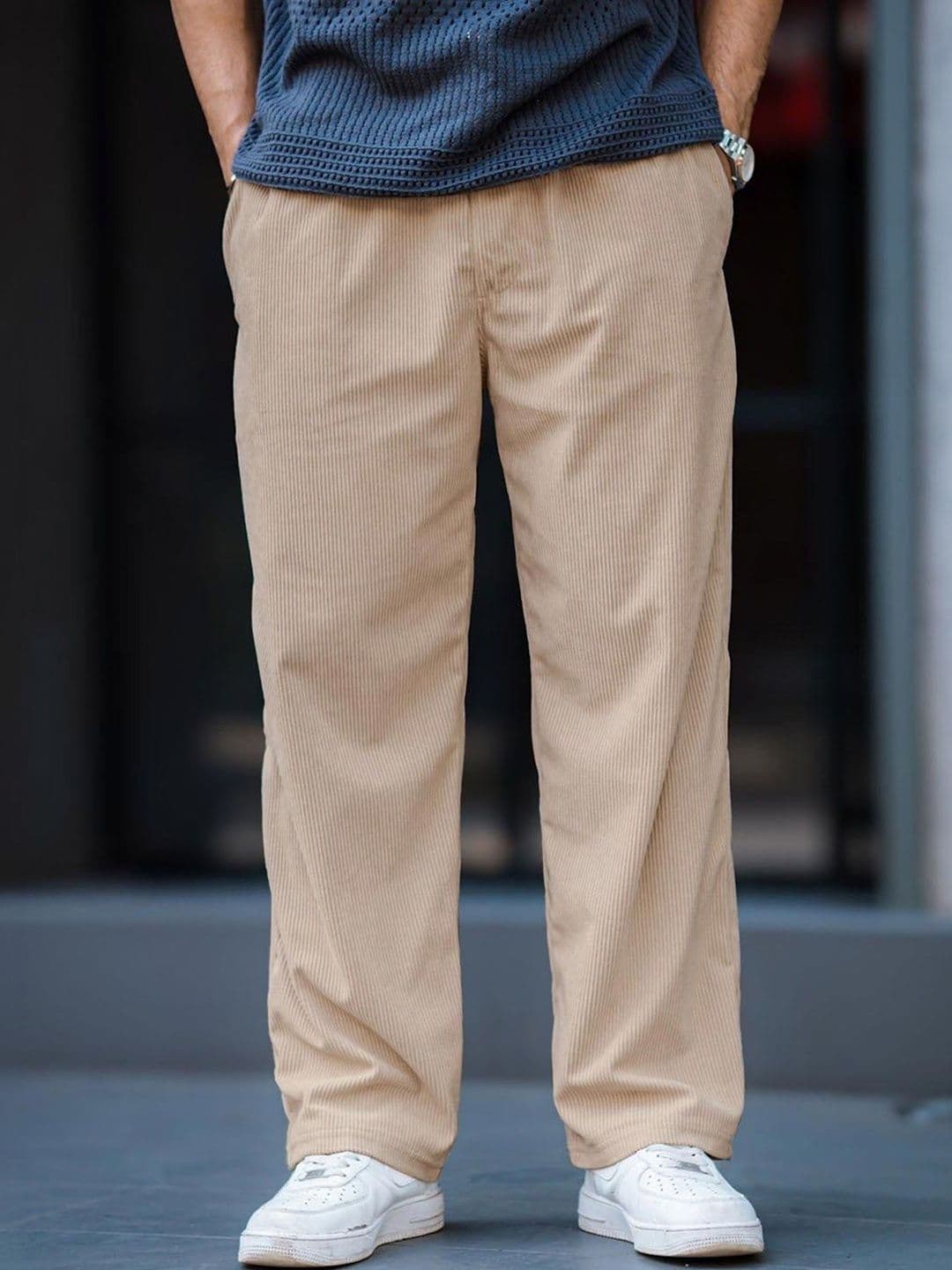 SZN Men Regular Fit Textured Track Pants - view 1