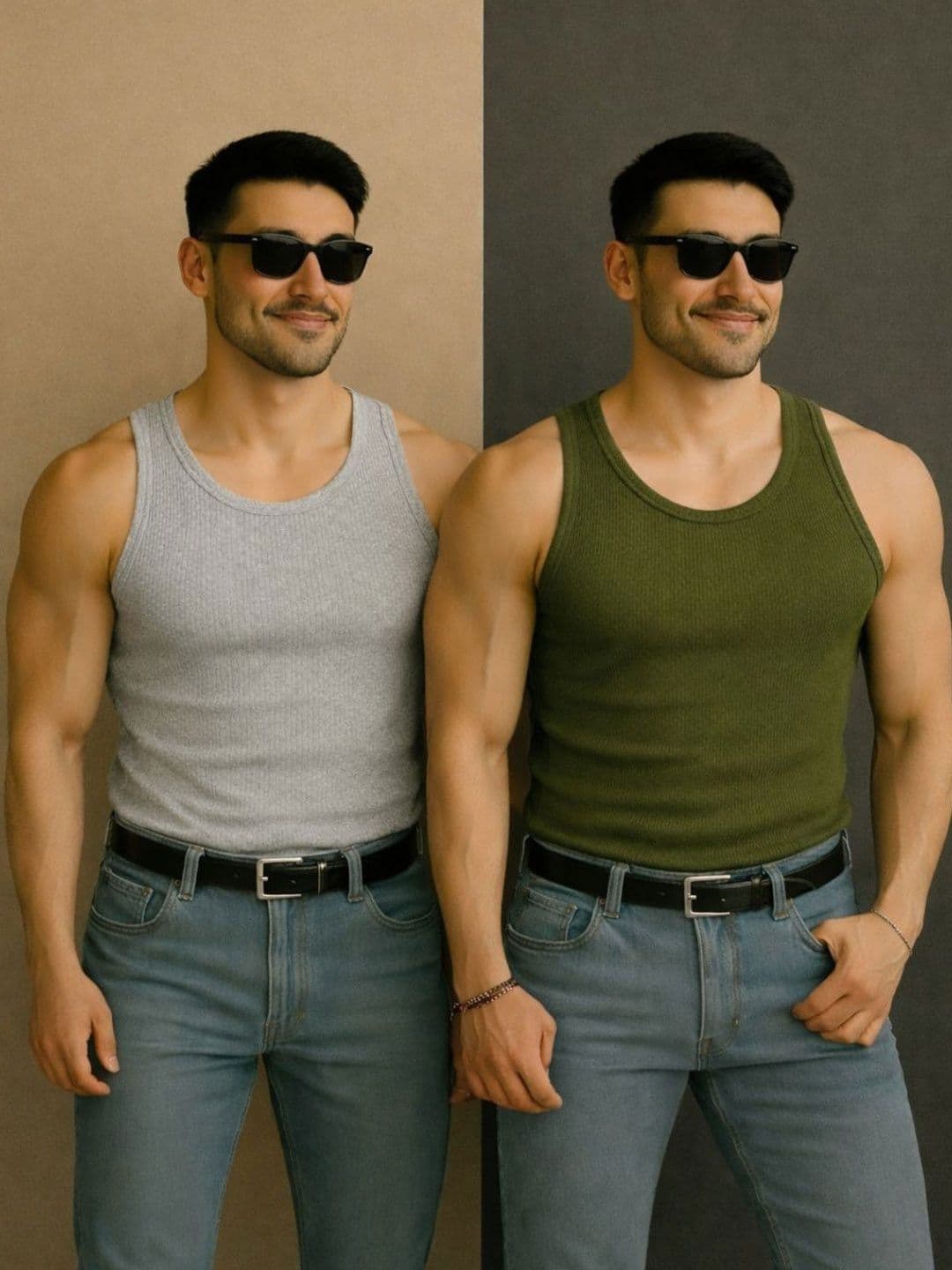 ROCKWELL Cotton Innerwear Vests - view 1