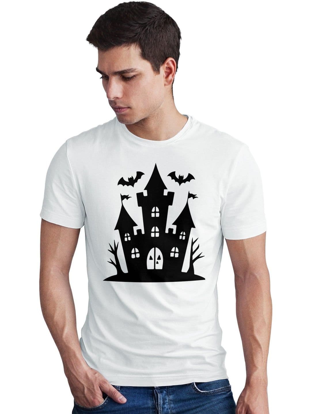 Seekbuylove Men Graphic Printed Round Neck Bio Finish Cotton T-shirt - view 1