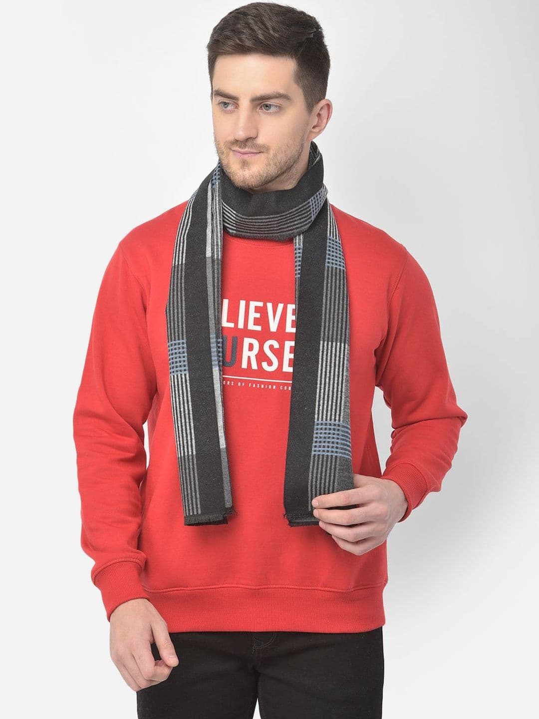 Cazzano Men Checked Scarf - view 1