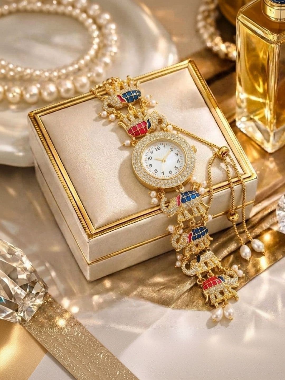 SZN Women Dial & Bracelet Style Straps Analogue Watch haathi watchW1 - view 1