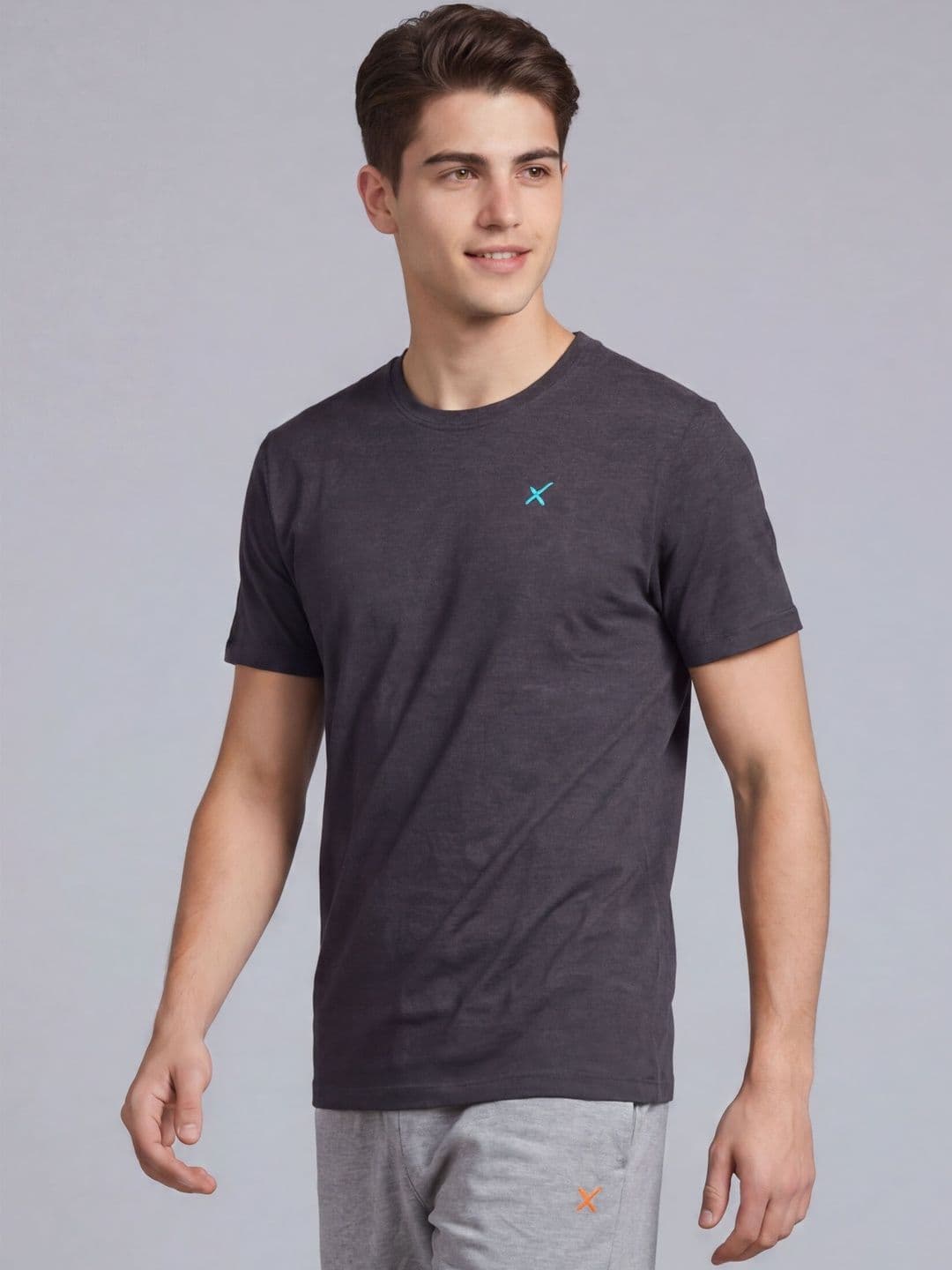 HRX by Hrithik Roshan Brand Logo Printed Round Neck T-shirt - view 1
