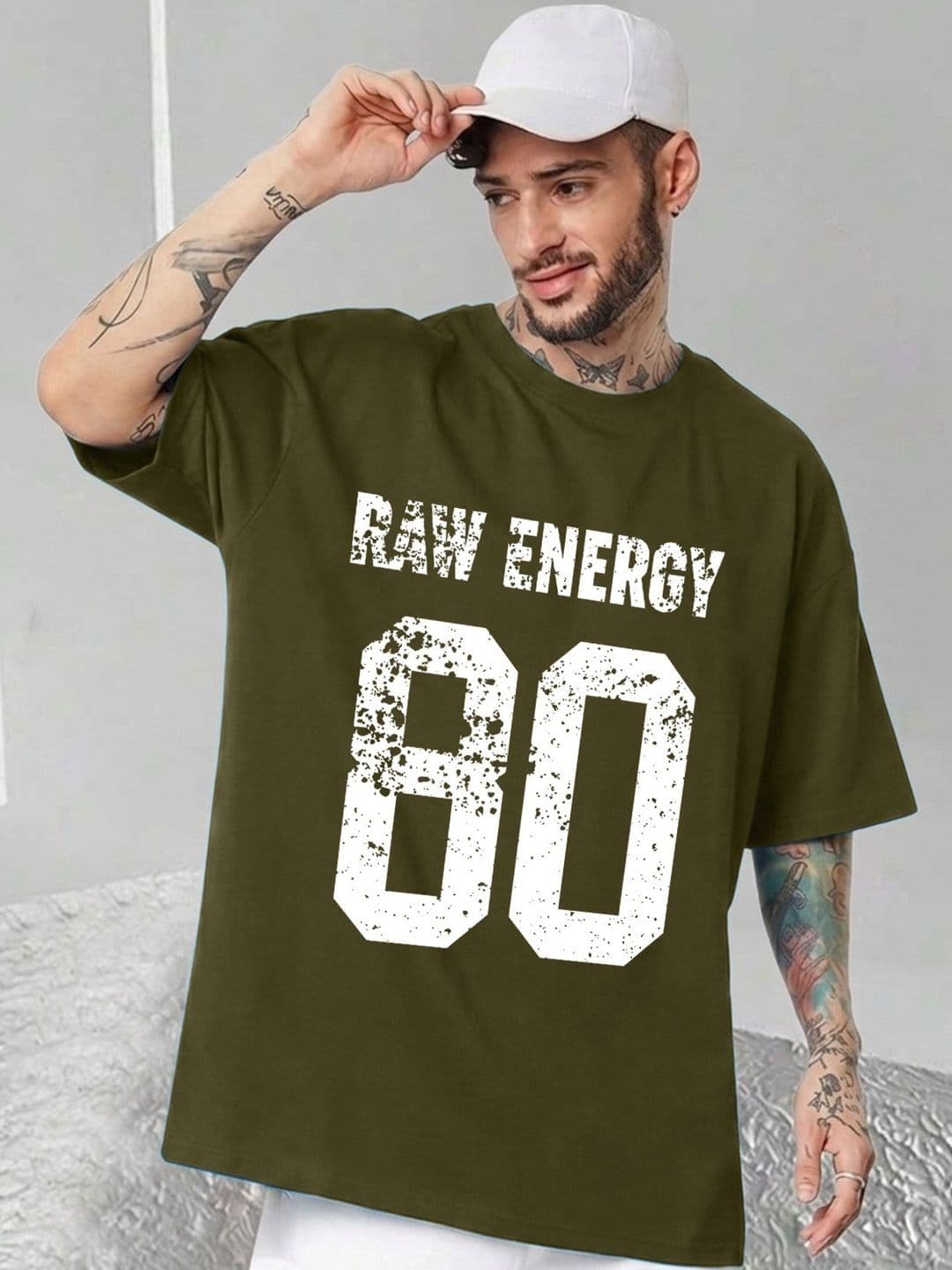 THE BEETEL HOUSE Men Typography Printed Drop-Shoulder Sleeves T-shirt - view 1