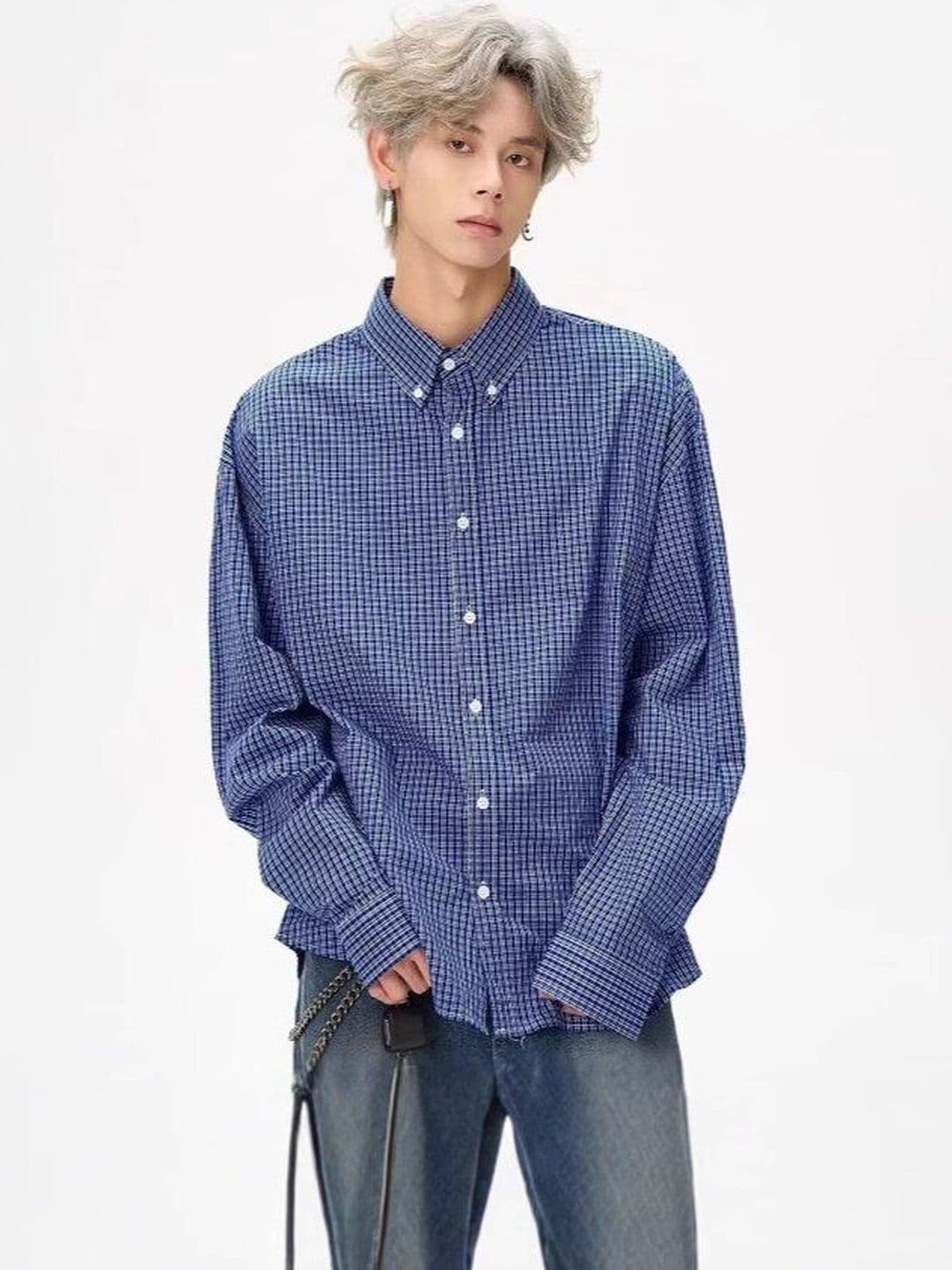 HERE&NOW Men Windowpane Checks Checked Casual Shirt - view 1