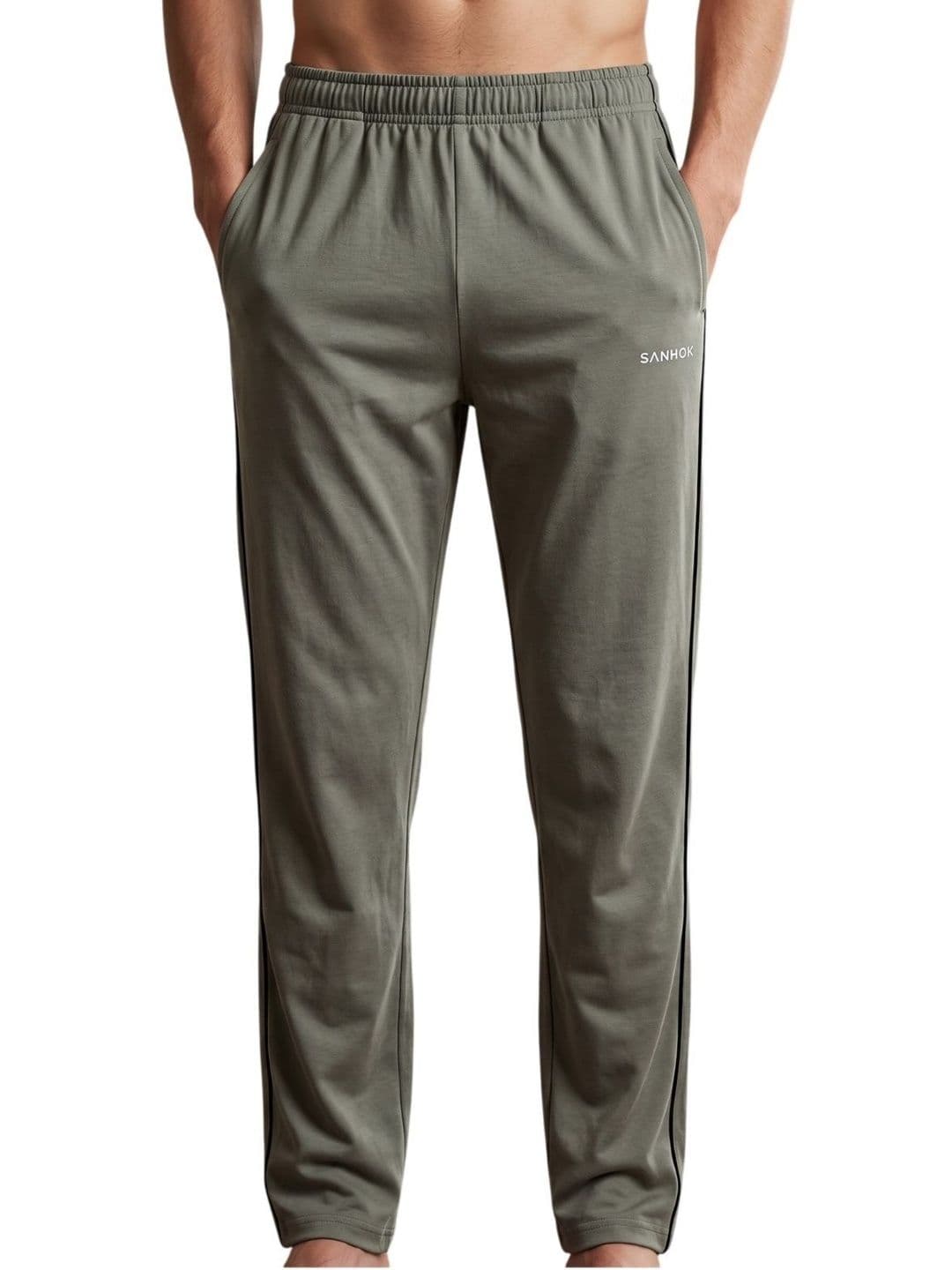 SANHOK Men Slim Fit Training Cotton Track Pants - view 1