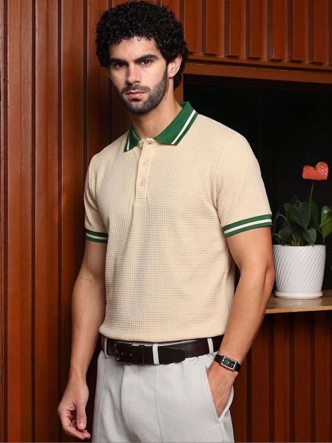 AUSK Men Polo Collar T-shirt - view 1