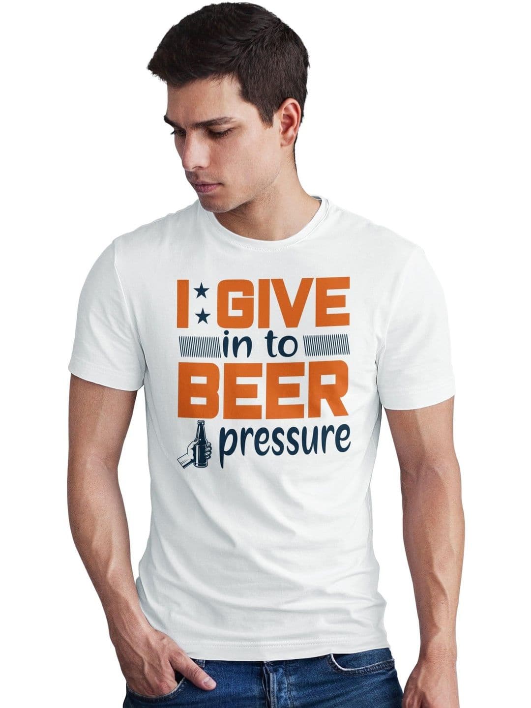 Seekbuylove Men Typography Printed Bio Finish T-shirt - view 1