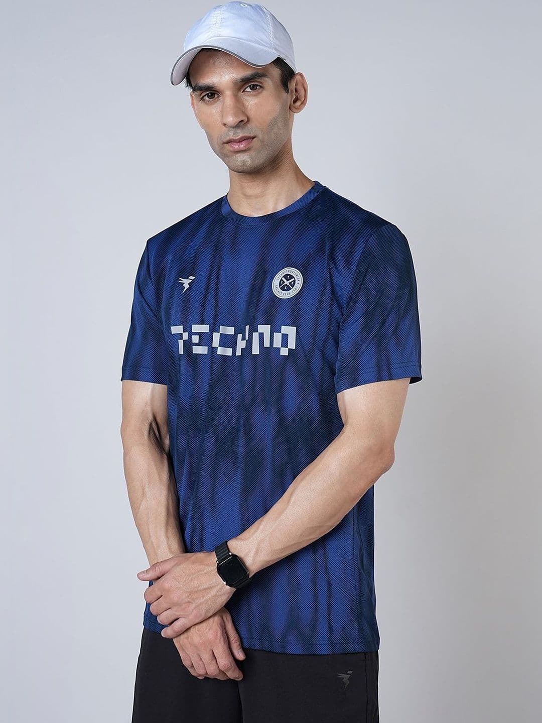 Technosport Men Printed Slim Fit T-shirt - view 1
