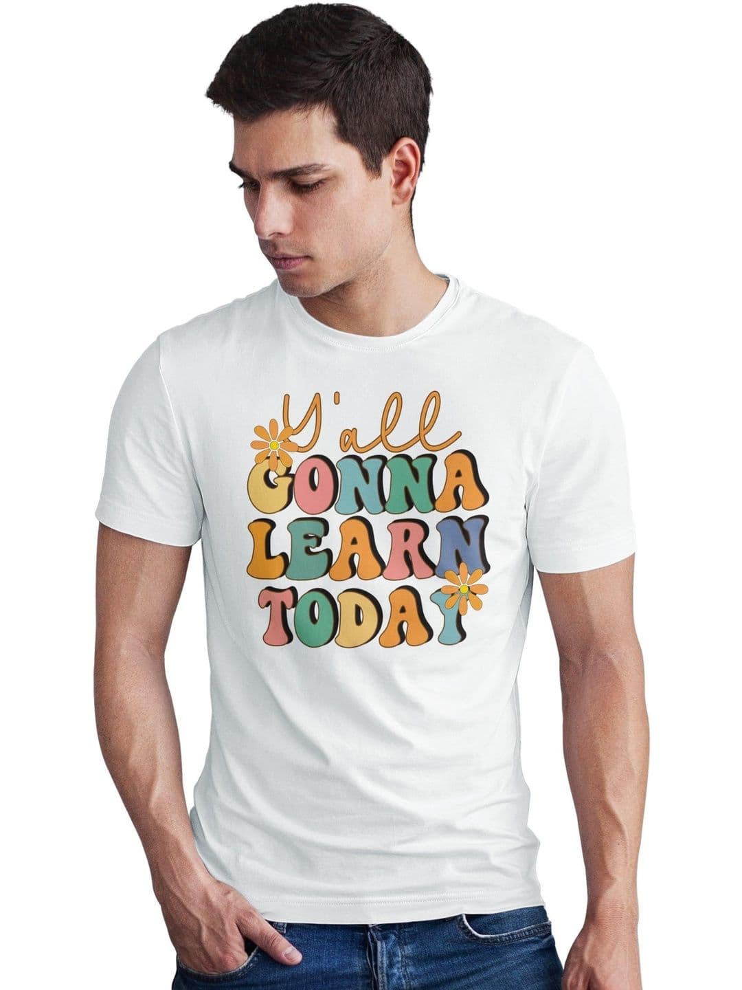 Seekbuylove Men Typography Printed Bio Finish Cotton T-shirt - view 1
