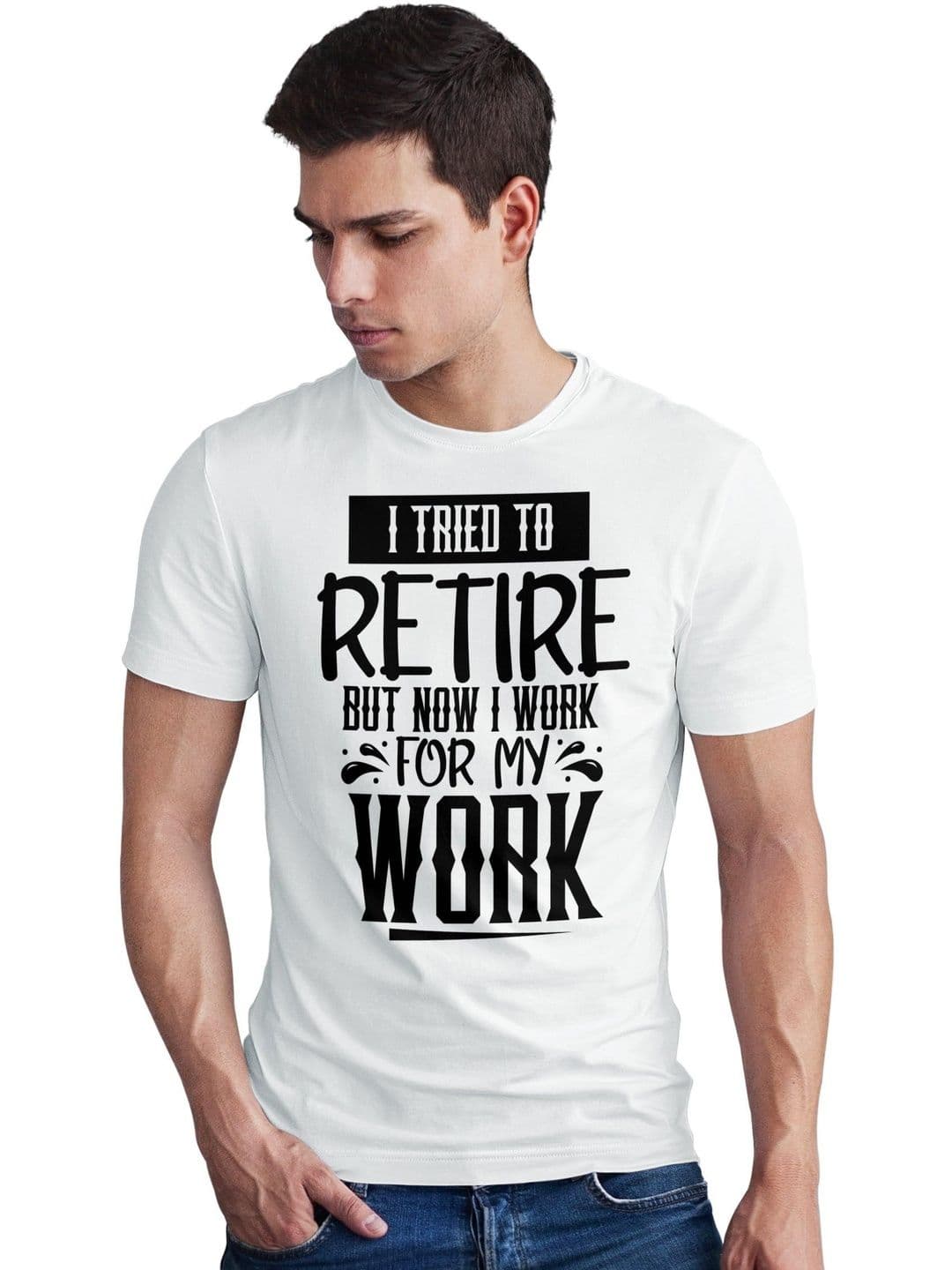 Seekbuylove Men Typography Printed Bio Finish Cotton T-shirt - view 1