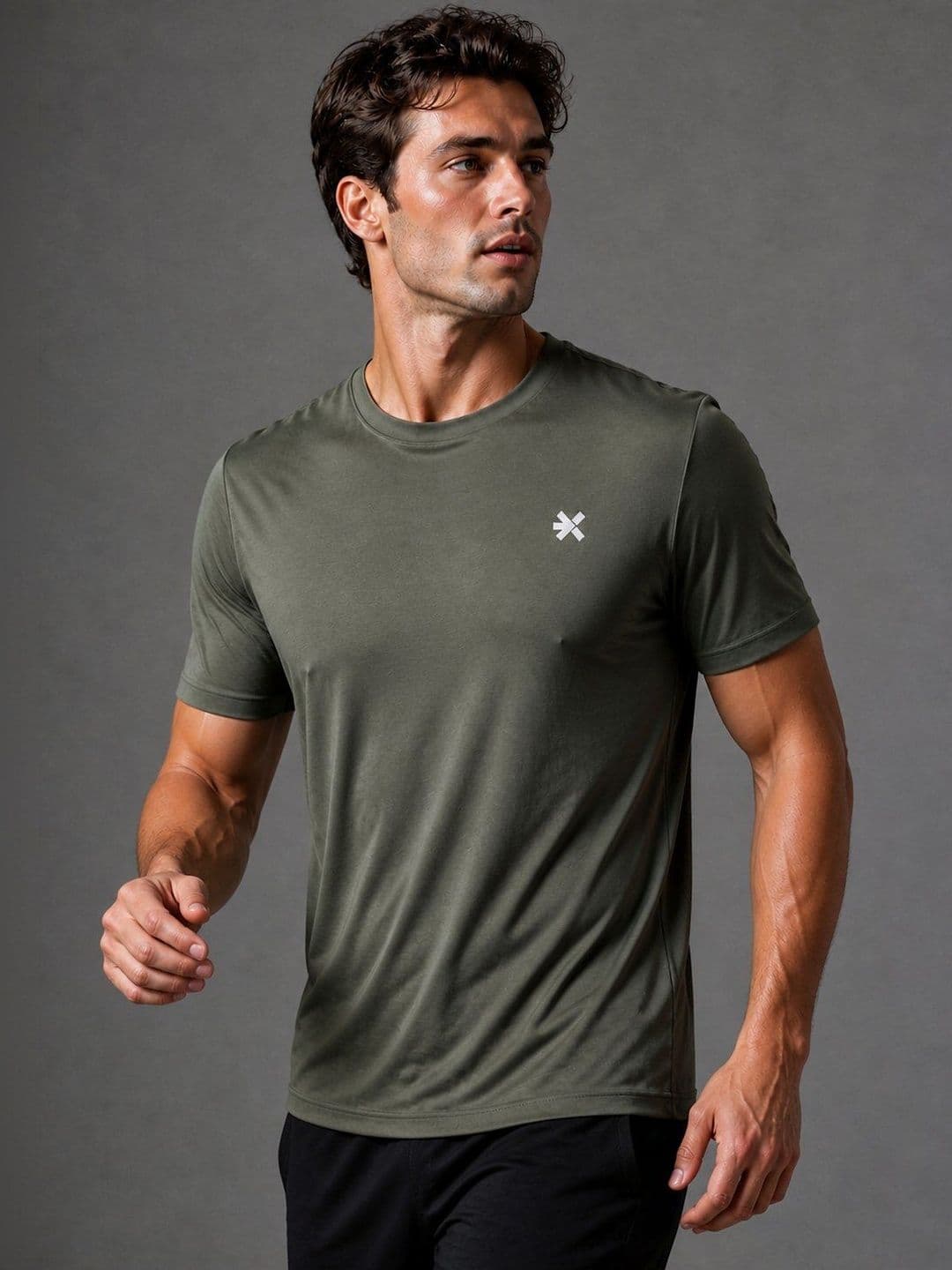 HRX by Hrithik Roshan Men Brand Logo T-shirt - view 1