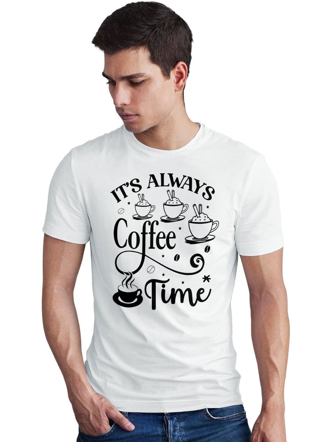 Seekbuylove Men Typography Printed Bio Finish Cotton T-shirt - view 1