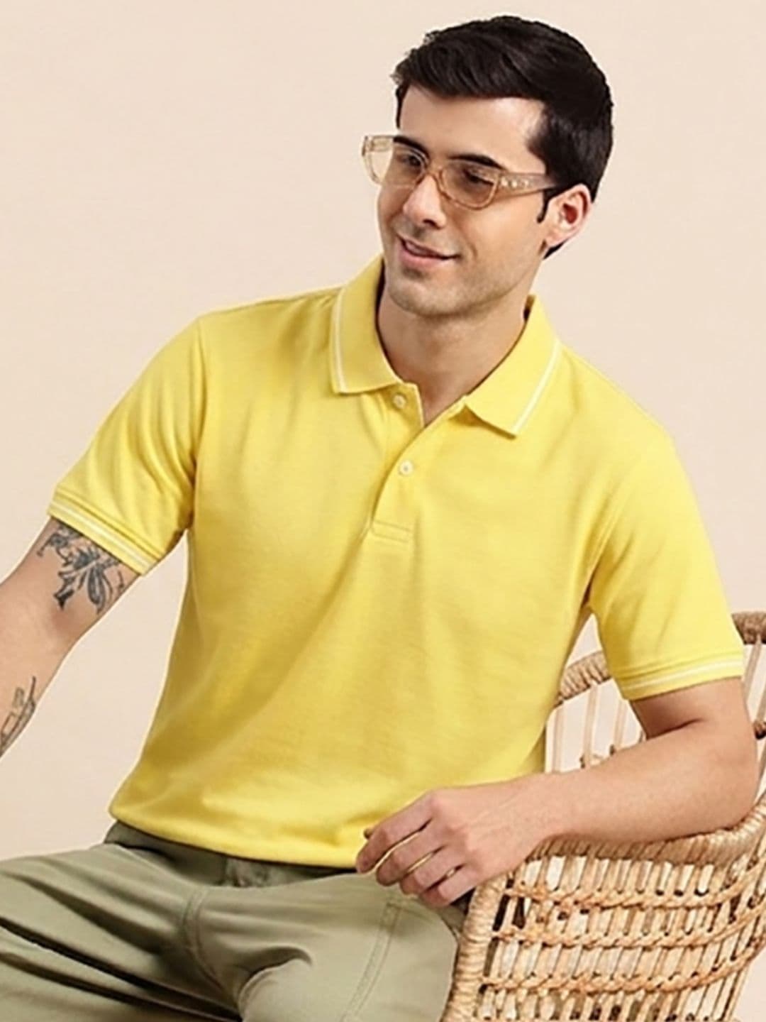 Kook N Keech Men Polo Collar T-shirt - view 1