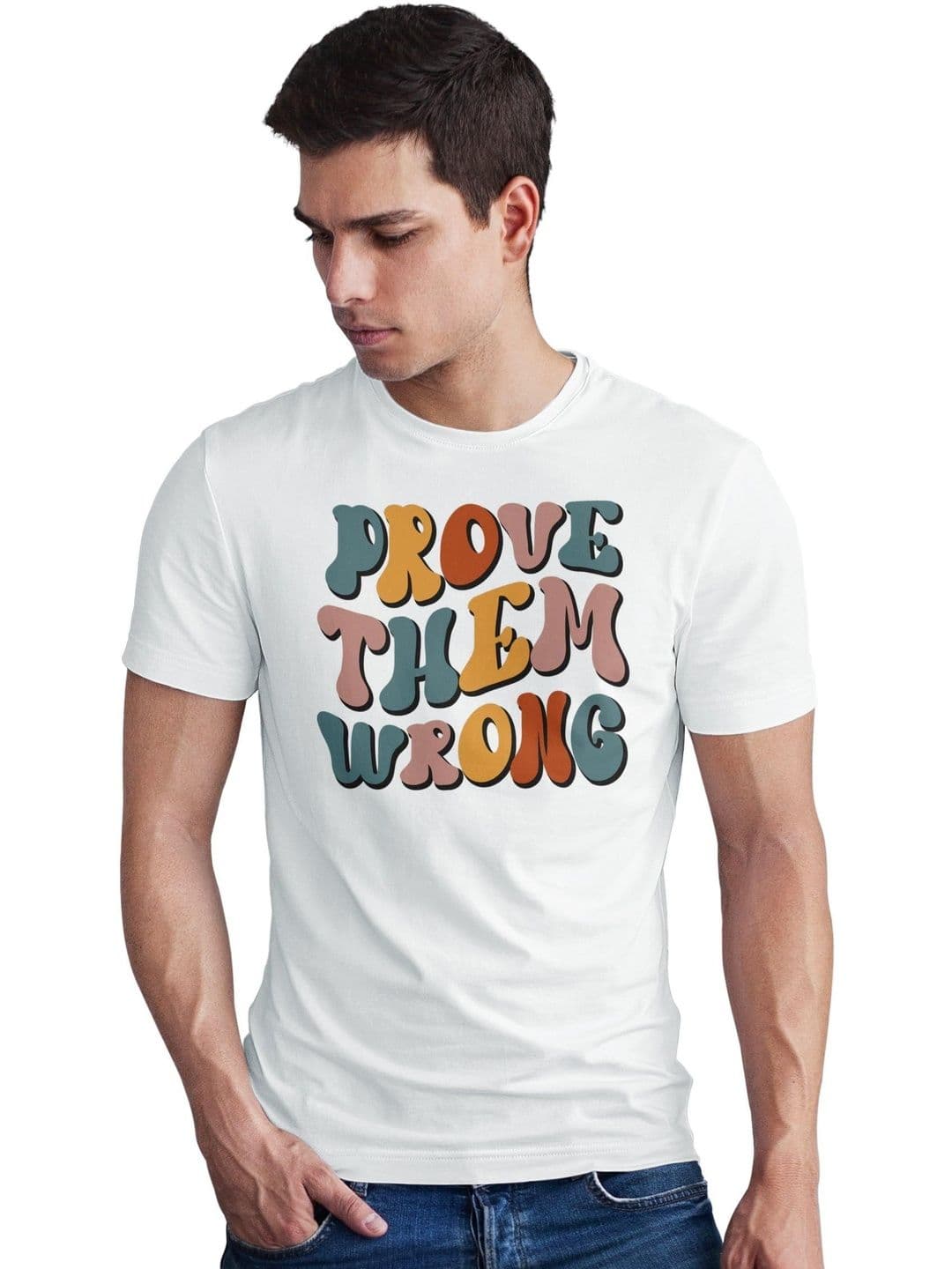 Seekbuylove Men Typography Printed Bio Finish T-shirt - view 1