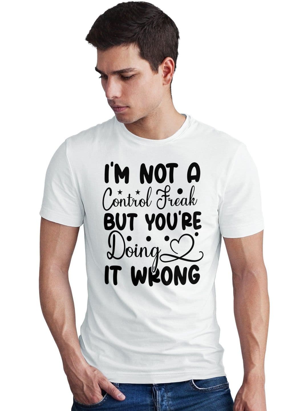 Seekbuylove Men Typography Printed Bio Finish T-shirt - view 1
