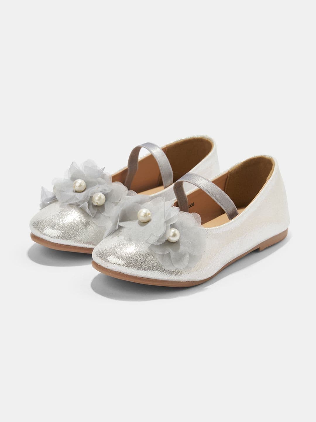 Pantaloons Junior Girls Textured Party Flats - view 1