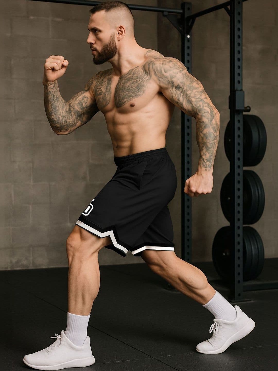 culish Men Typography Printed Training or Gym Sports Shorts - view 1