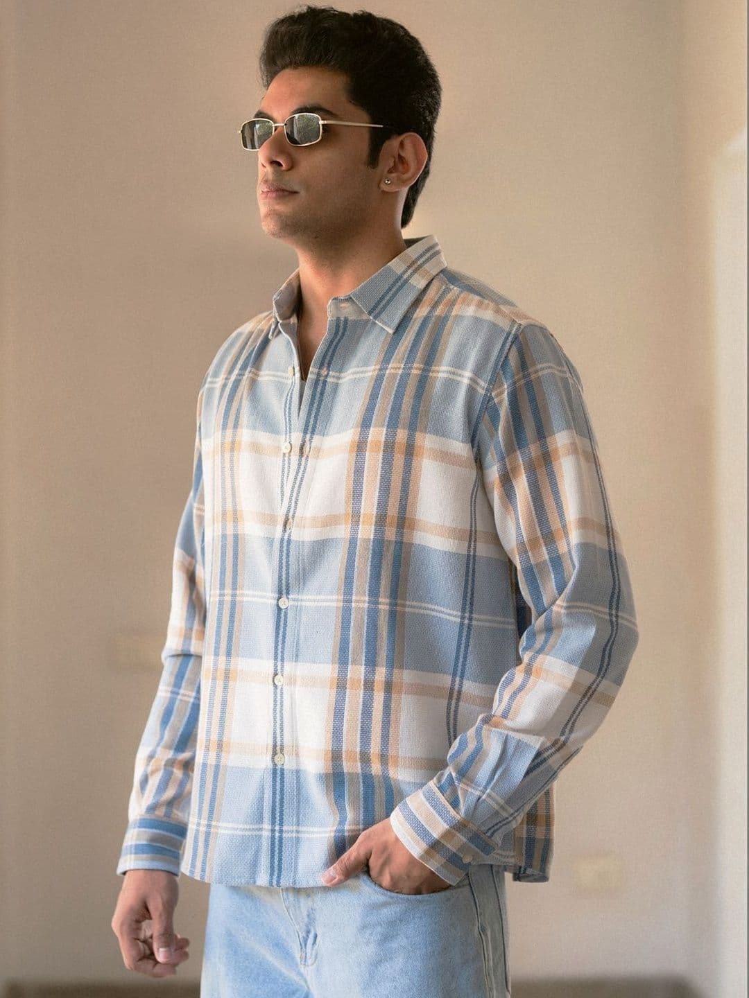Powerlook Men Tartan Checks Checked Casual Shirt - view 1