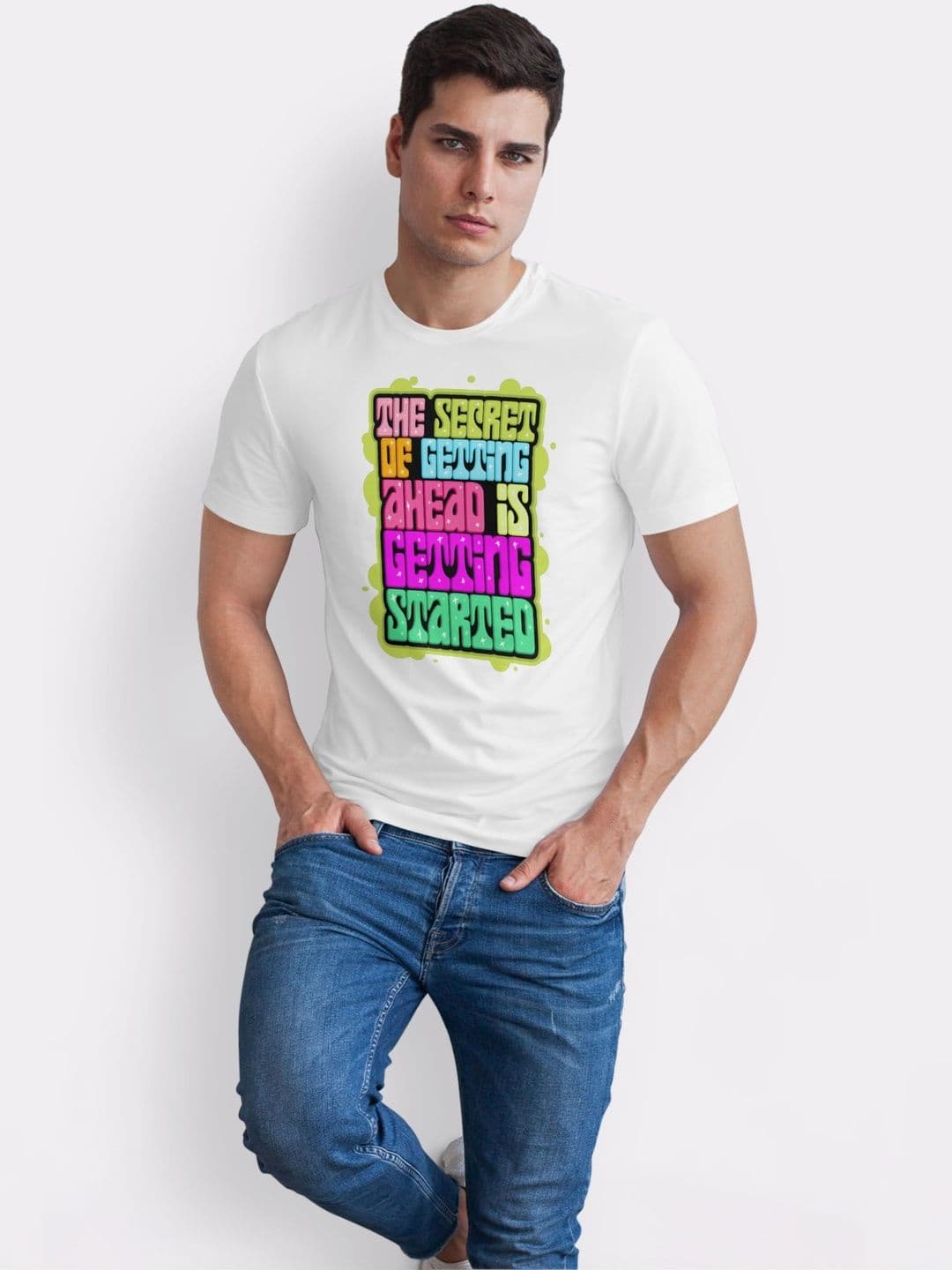 Seekbuylove Men Typography Printed Bio Finish T-shirt - view 1