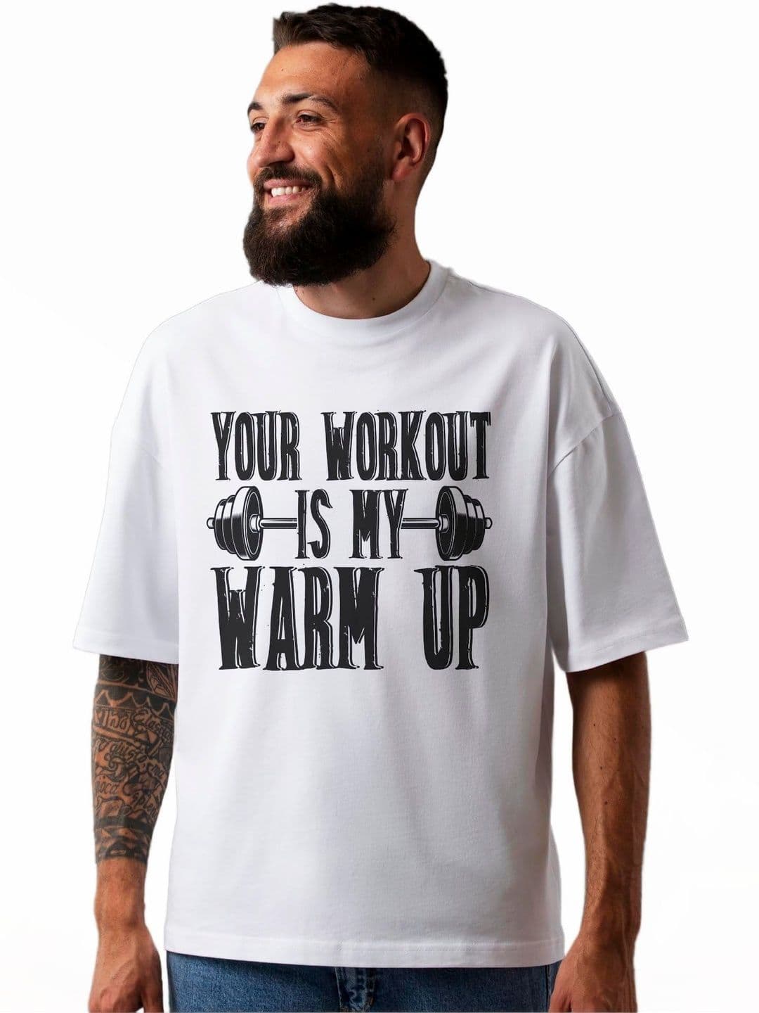 Seekbuylove Typography Printed Round Neck Bio Finish Cotton T-shirt - view 1