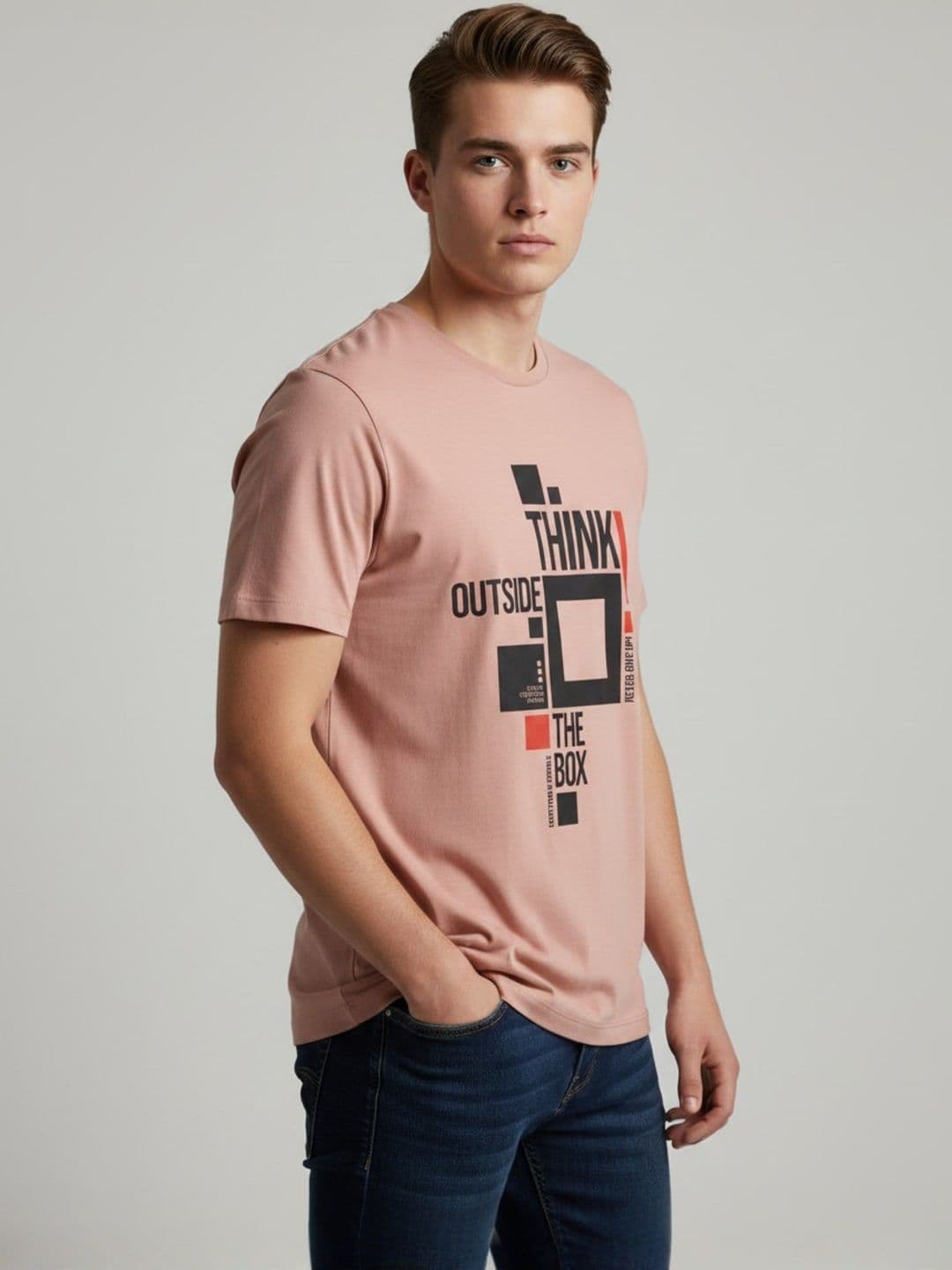 M.O.J.O MONKEY Men Typography Printed T-shirt - view 1