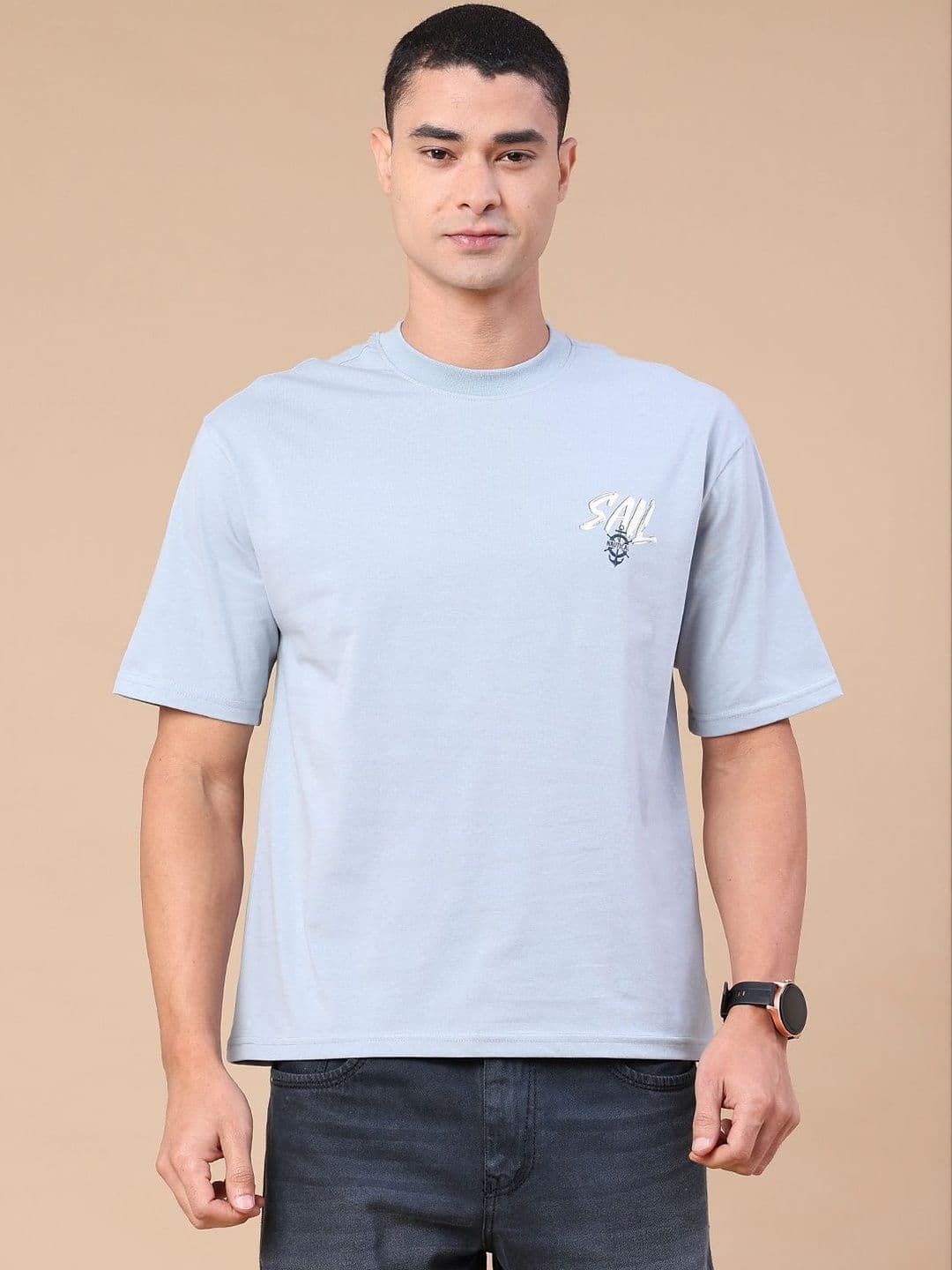 V-Mart Men Printed Boxy T-shirt - view 1