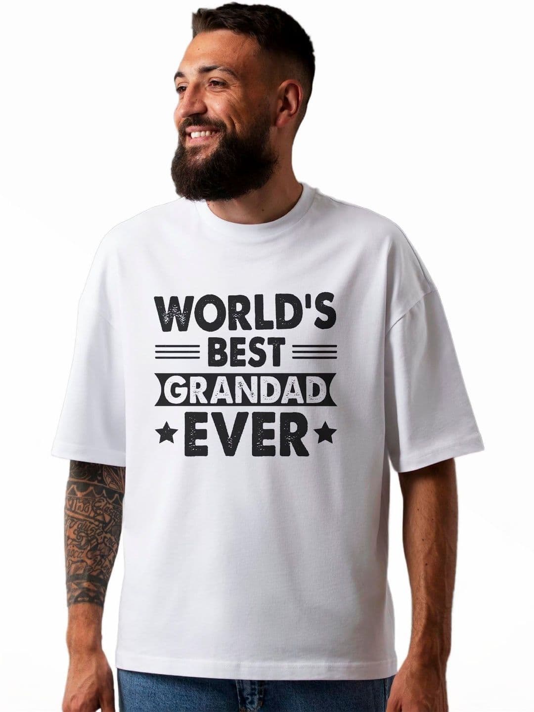 Seekbuylove Men Typography Printed Drop-Shoulder Sleeves Bio Finish T-shirt - view 1