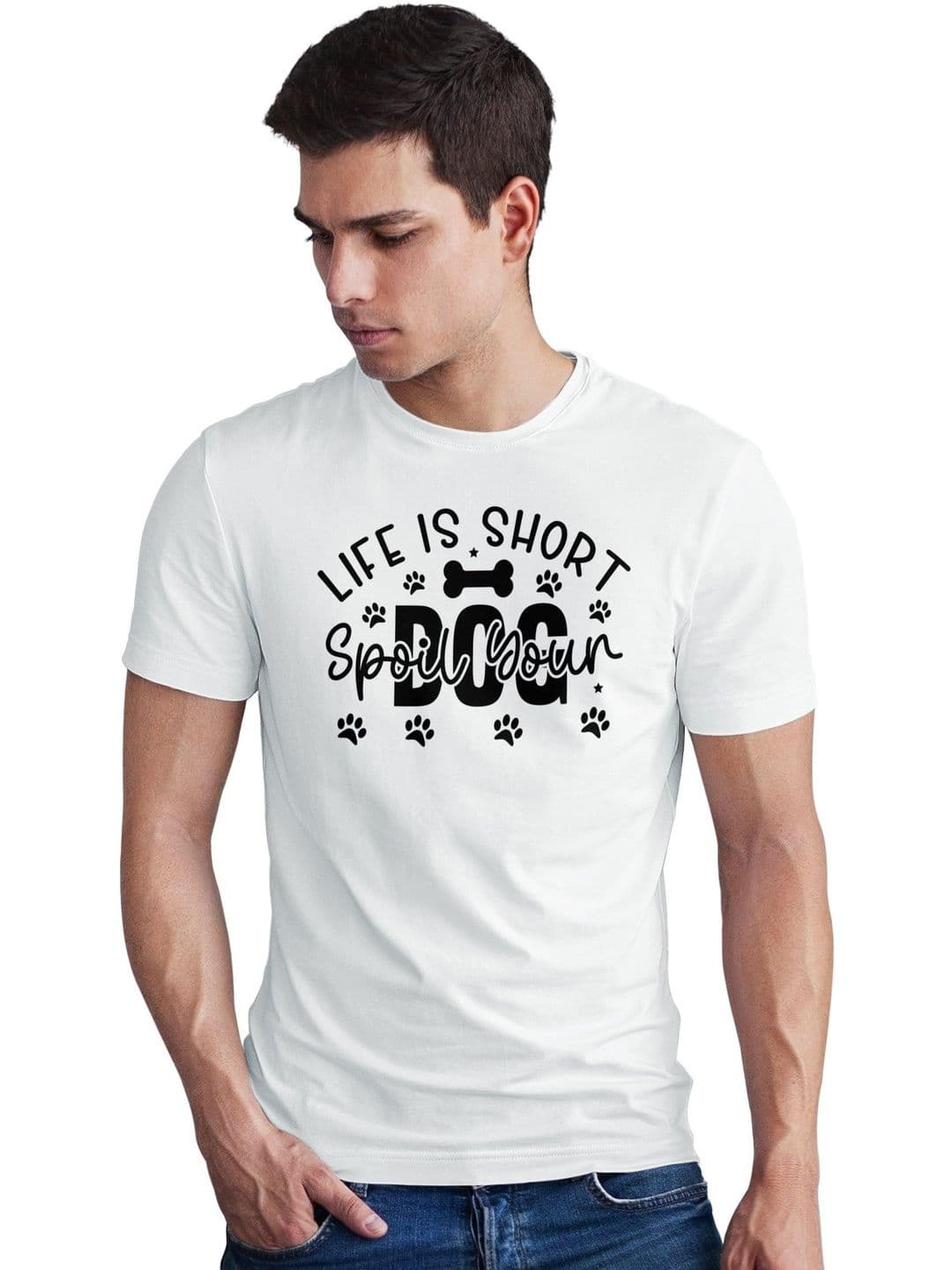 Seekbuylove Men Typography Printed Bio Finish T-shirt - view 1