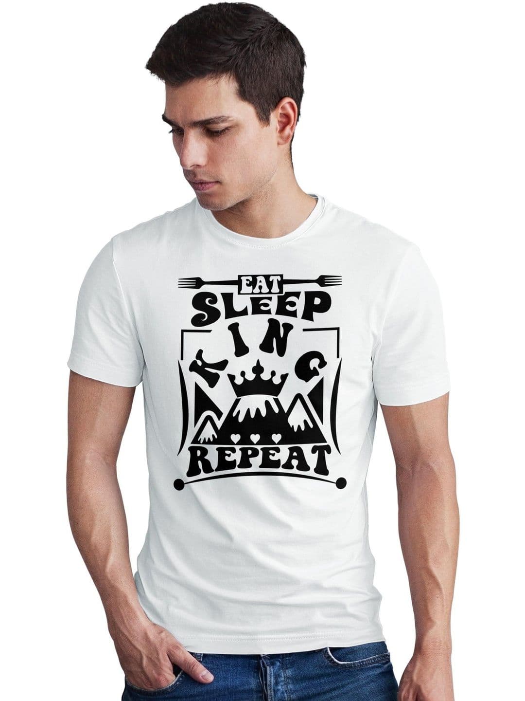 Seekbuylove Men Typography Printed Bio Finish T-shirt - view 1