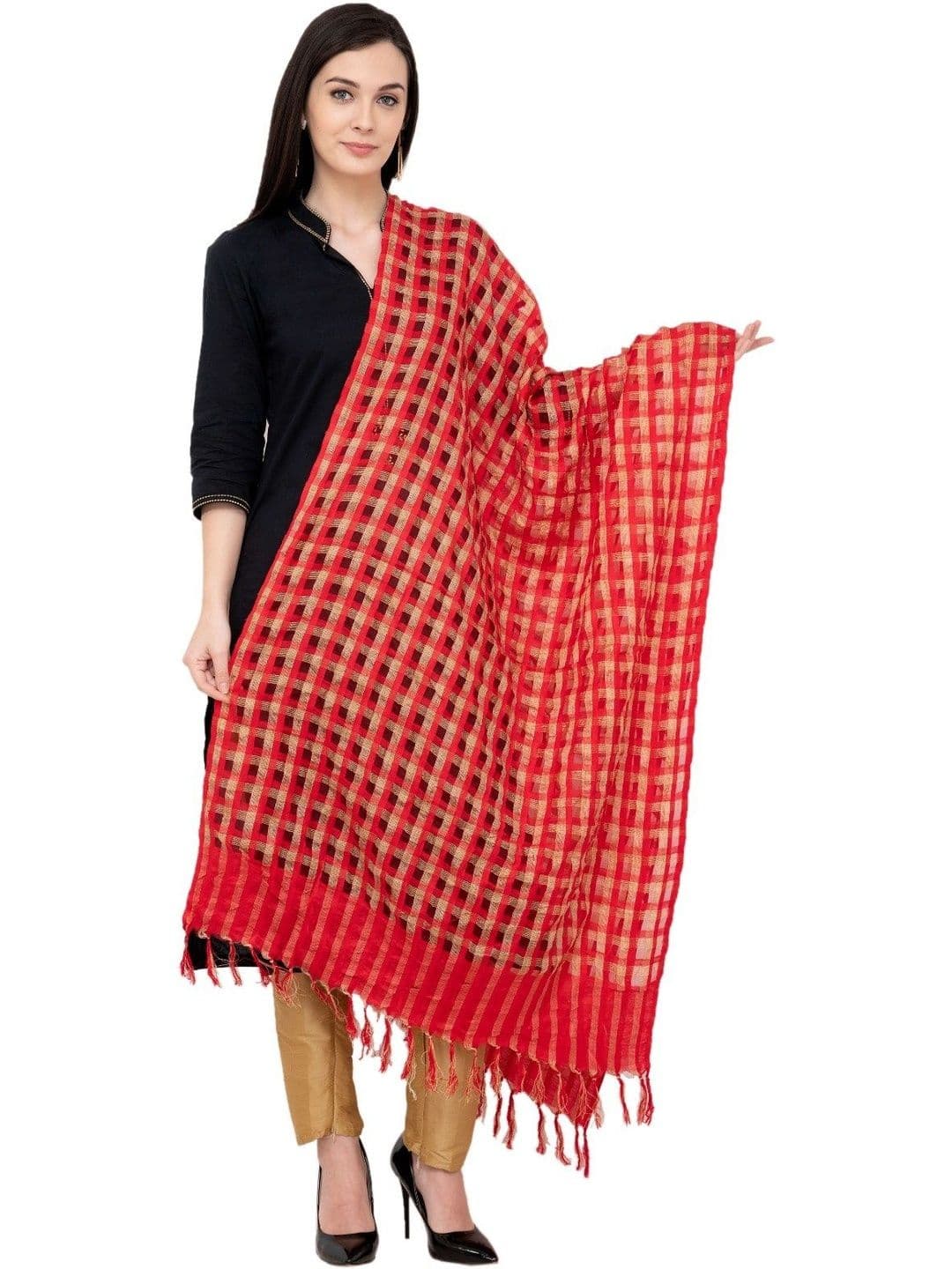 A R SILK Woven Design Dupatta - view 1