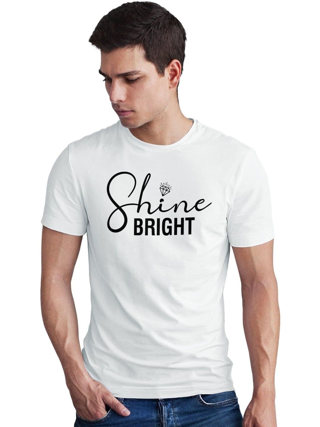 Seekbuylove Men Typography Printed Bio Finish T-shirt - view 1