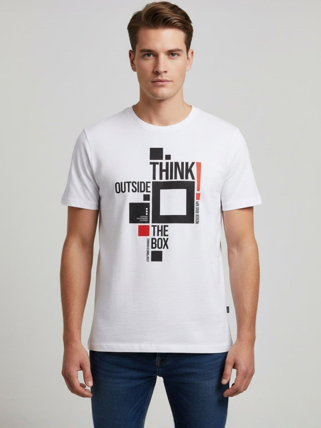 M.O.J.O MONKEY Men Typography Printed T-shirt - view 1