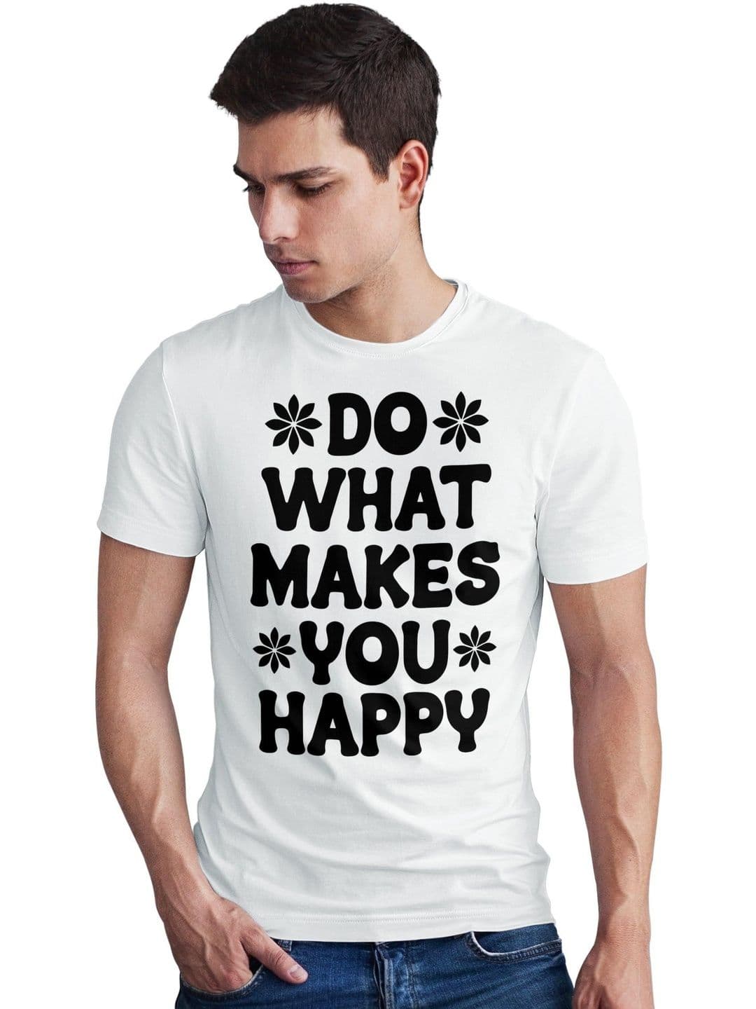 Seekbuylove Men Typography Printed Bio Finish T-shirt - view 1