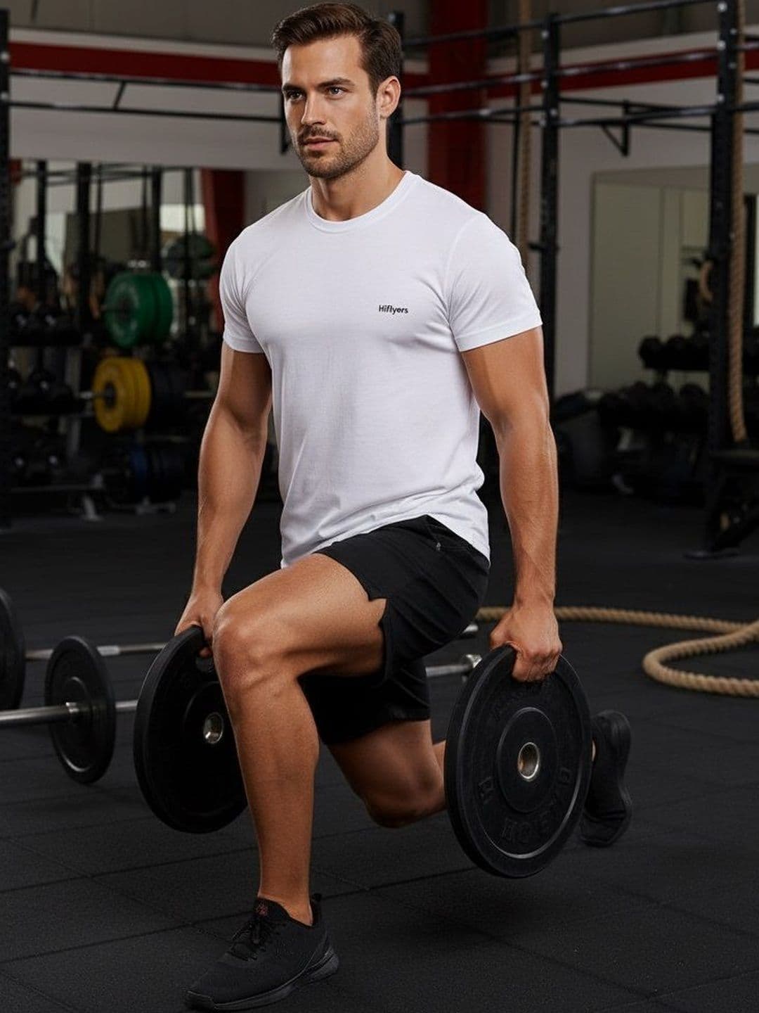 HiFlyers Men Brand Logo T-shirt - view 1