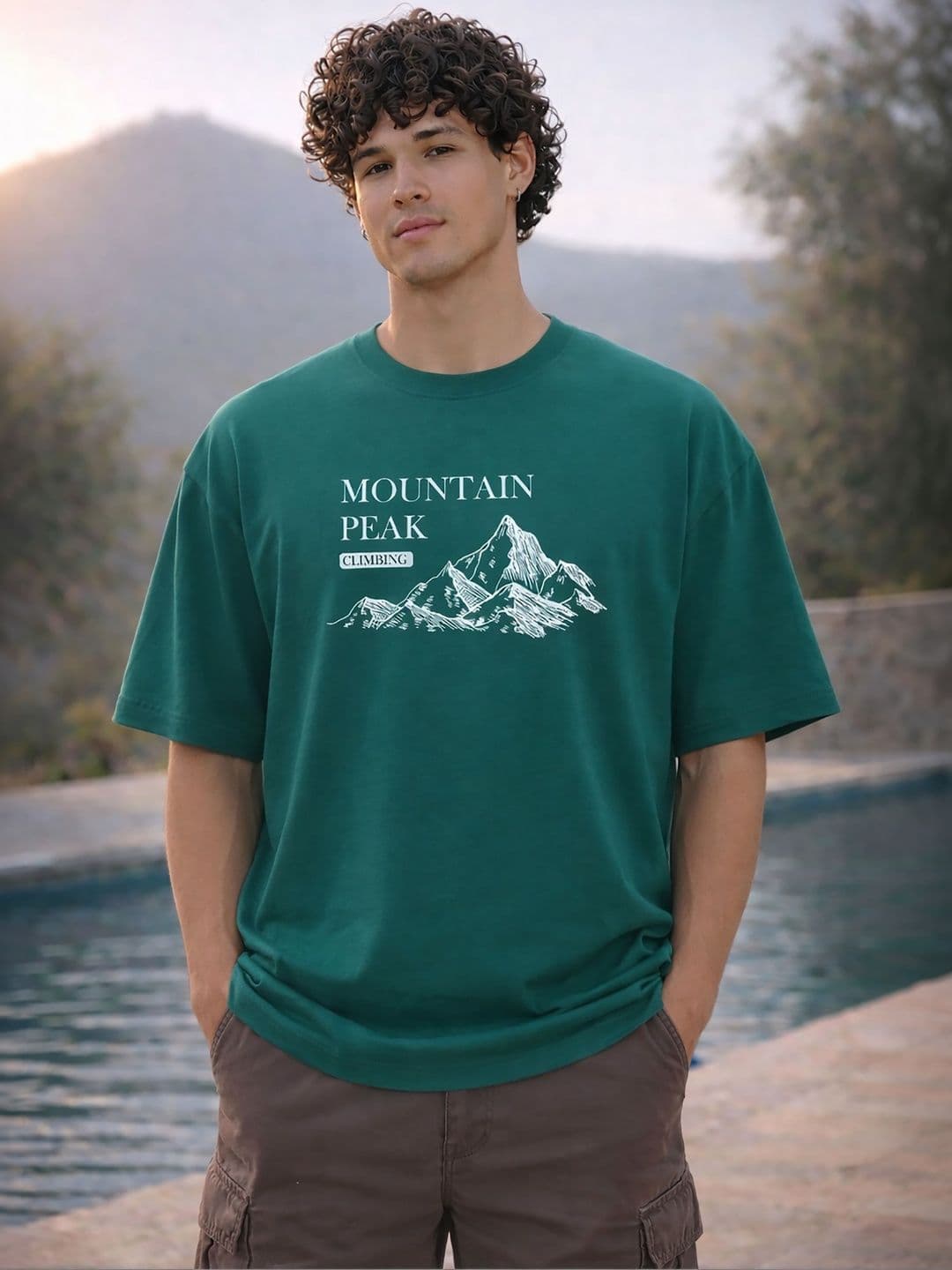 MaverIQ Men Oversized Graphic T-shirt - view 1