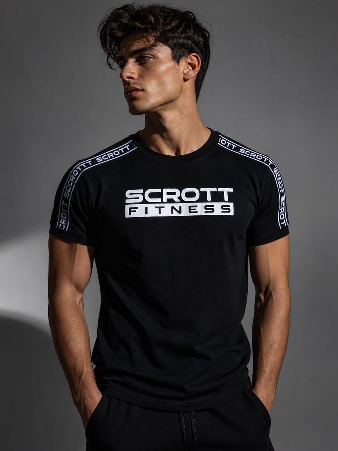 SCROTT FITNESS Men Typography Printed T-shirt - view 1