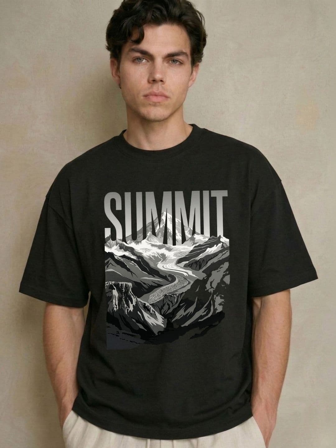 R.Code by The Roadster Life Co. Men Printed T-shirt - view 1