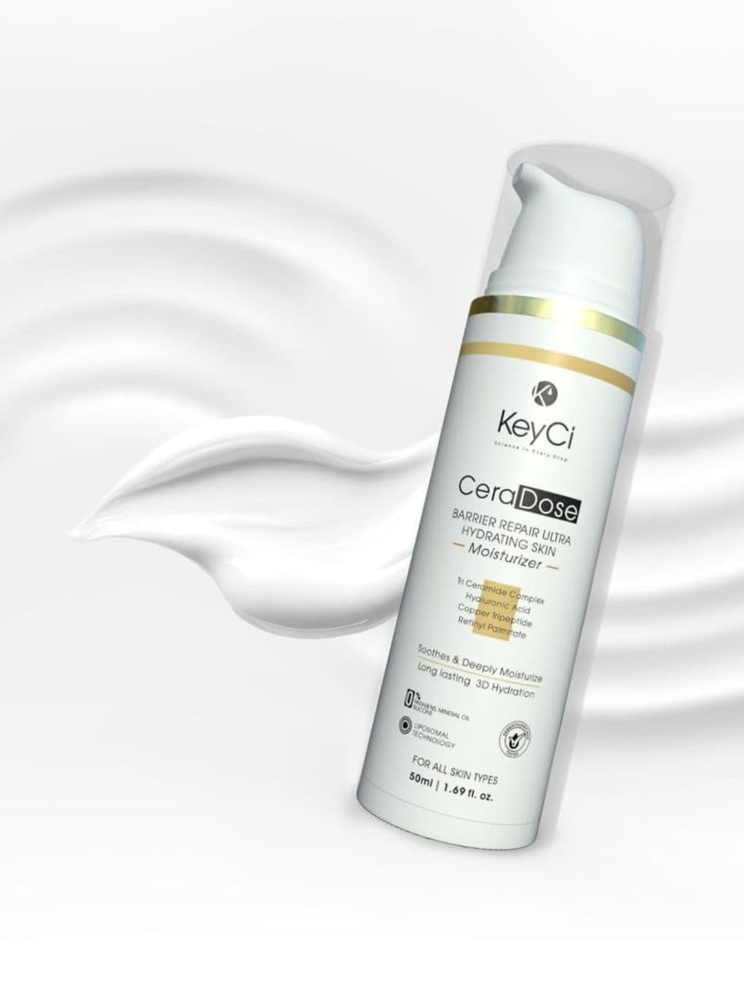 KeyCi CeraDose Barrier Repair Ultra Hydrating Skin Moisturizer - 50 ml - view 1