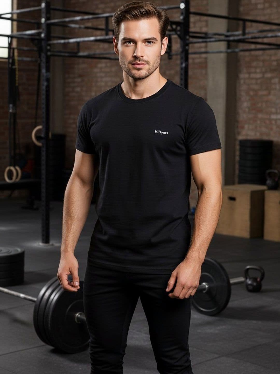HiFlyers Men Brand Logo T-shirt - view 1