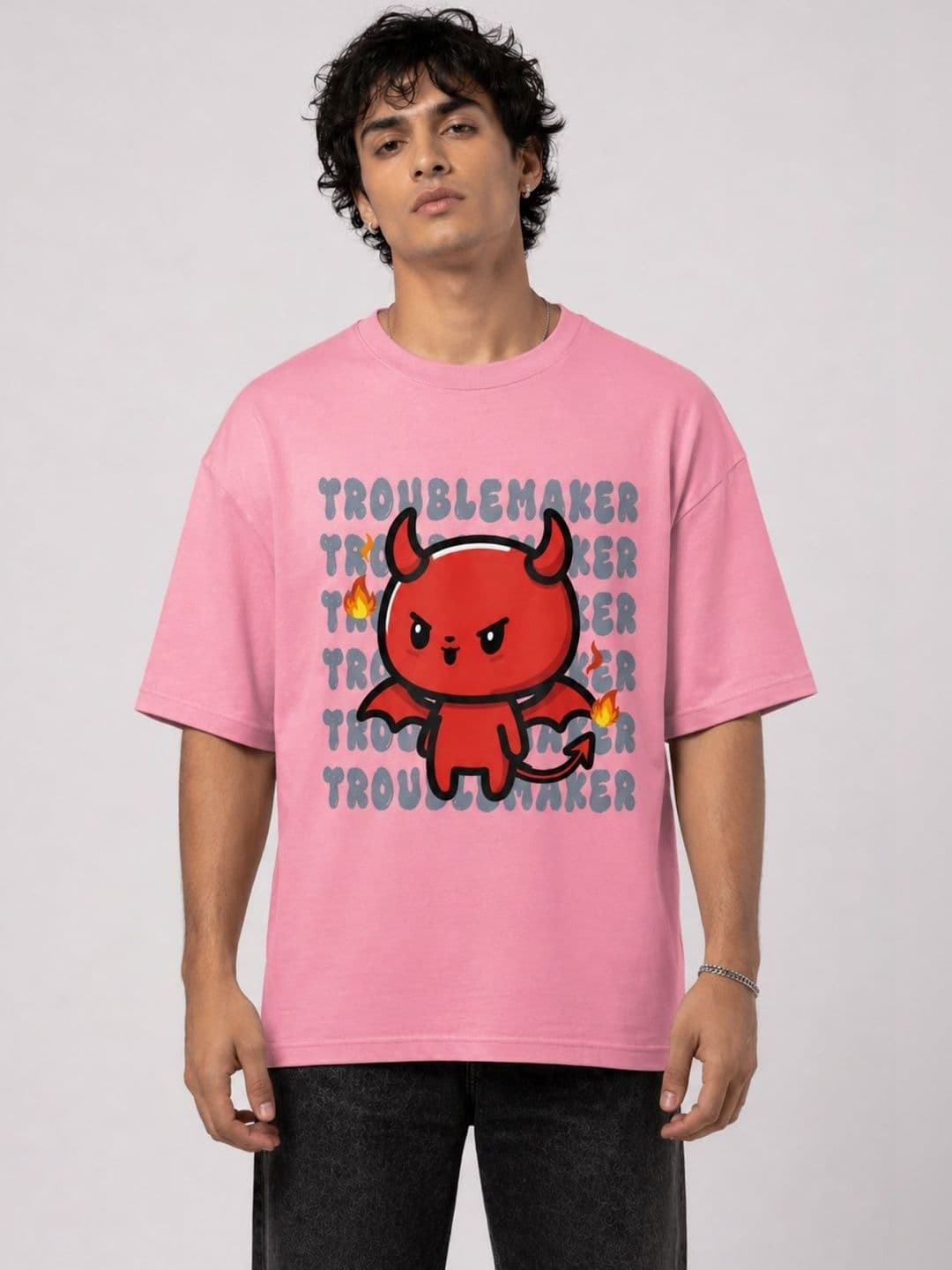 CAPTCHA Men Printed Drop-Shoulder Sleeves T-shirt - view 1